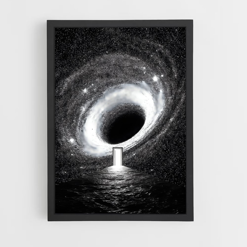 Poster Portail Galactique – affiche Trou Noir (vue 2)
